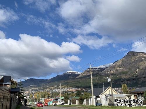 Cindy滞留的智利南部艾森大区（Aysén）的首府科伊艾克（Coyhaique）。受访者供图